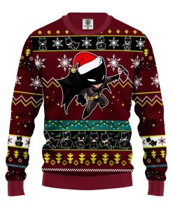 batman ugly christmas sweatshirt red brown 1 jwdIs