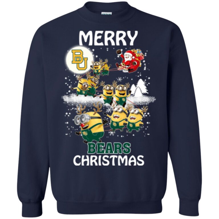 Baylor Bears Minion Ugly Christmas Sweater