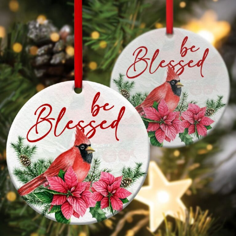 Be Blessed Unique Circle Ornament