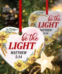 be the light beautiful heart ornament 1 A6iaY