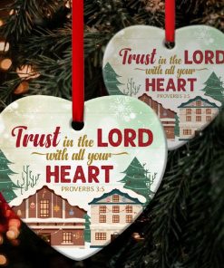 Beautiful Christmas Heart Ornament Believe In God Beautiful Christmas Heart Ornament Believe In God