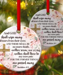 Beautiful Flower Circle Ornament God Shall Wipe Away All Tears From Their Eyes Beautiful Flower Circle Ornament God Shall Wipe Away All Tears From Their Eyes