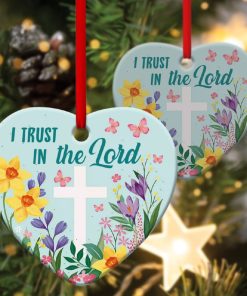 beautiful flower heart ornament i trust in the lord 1 oROvy