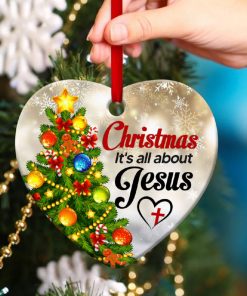 Beautiful Heart Ornament Christmas It’s All About Jesus Beautiful Heart Ornament Christmas It’s All About Jesus