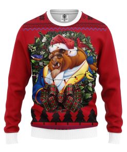 Beauty And The Beast Noel Mc Ugly Christmas Sweatshirt