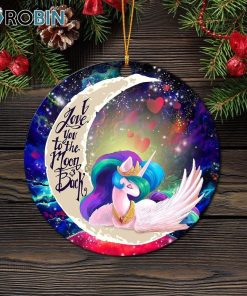 beauty unicorn love you to the moon galaxy ornament christmas decorations 1 wjjhrb