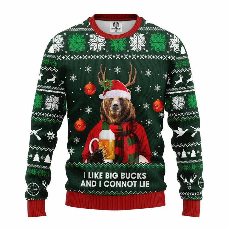 Beer Bear Ugly Christmas Sweatshirt