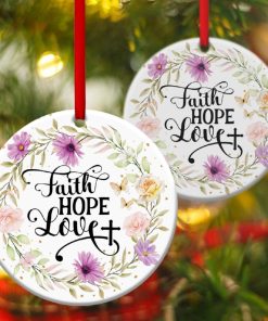 believe in god beautiful circle ornament 1 Fl48j