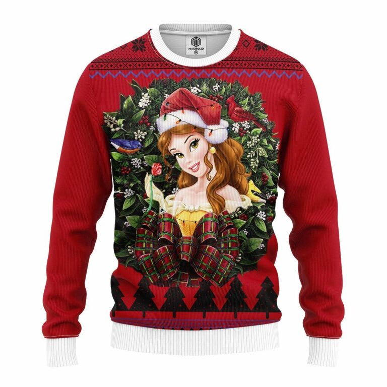 Belle Princess Noel Mc Ugly Christmas Sweater