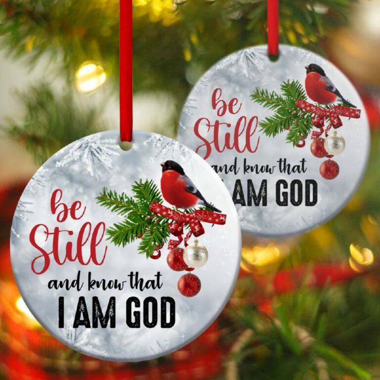 Bird Circle Ornament Have Faith In God