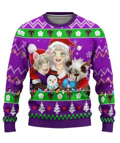 black clover anime ugly christmas sweatshirt purple xmas gift 1 rpsuet