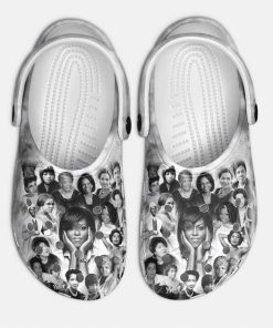 Black History Month Black Woman Heroes Classic Clog, Unisex Crocs Shoes