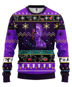 black panter ugly christmas sweater pupple 1 7yldU