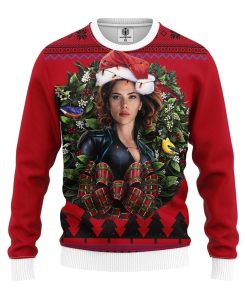 Black Widow Noel Mc Ugly Christmas Sweater Black Widow Noel Mc Ugly Christmas Sweater