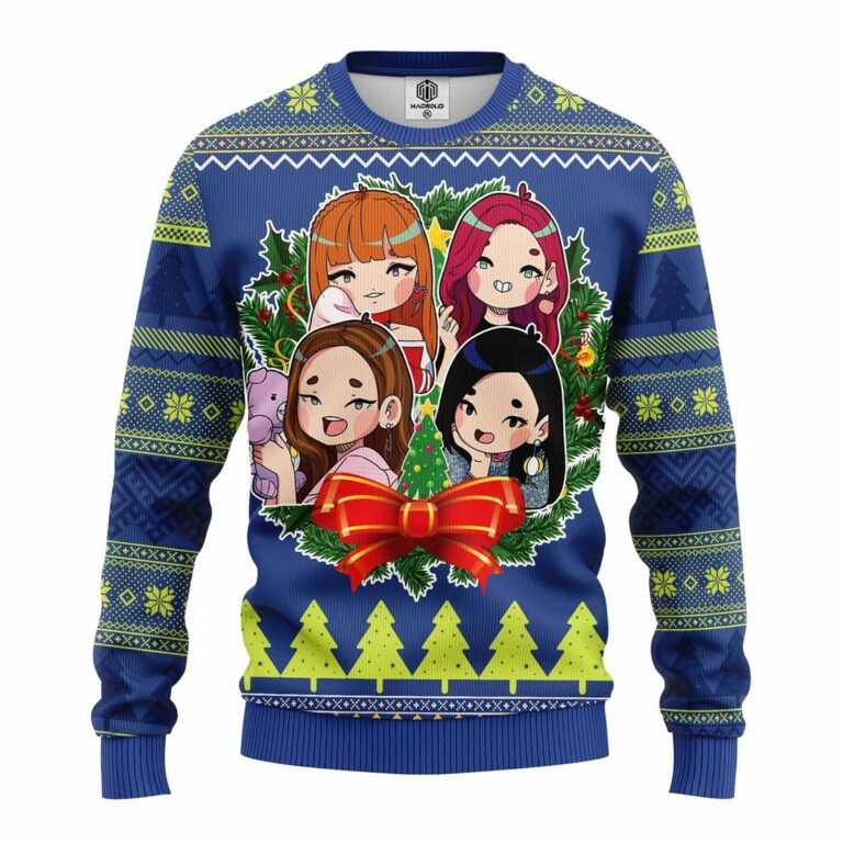 Blackpink New Chibi Ugly Christmas Sweater