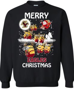 Boston College Eagles Minion Ugly Christmas Sweater