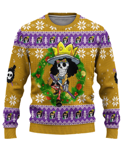 brook one piece anime ugly christmas sweatshirt xmas gift 1 Cp0Tm