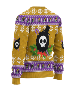 Brook One Piece Anime Ugly Christmas Sweatshirt Xmas Gift