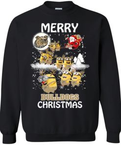 bryant bulldogs minion ugly christmas sweater 1 ShAVo