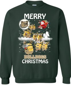 bryant bulldogs minion ugly christmas sweater 3 QK9Tq