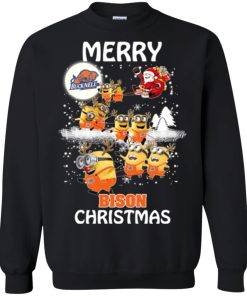 bucknell bison minion ugly christmas sweater 4 mU05e