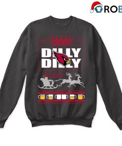 Bud Light Dilly Dilly Arizona Cardinals Ugly Christmas Sweatshirt