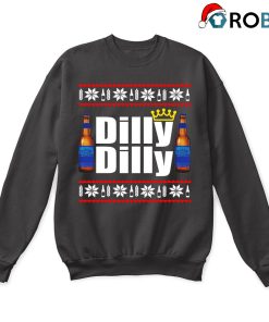 Bud Light Dilly Dilly Beer For The King Ugly Christmas Sweatshirt