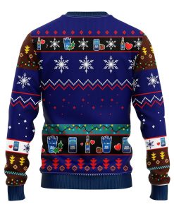 Bud Light Ugly Christmas Sweater Blue