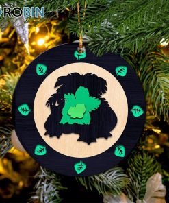 Bulbasaur Evolution Pokemon Circle Ornament – Christmas Decorations