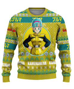 bulma anime ugly christmas sweatshirt dragon ball z xmas gift 1 0evLN