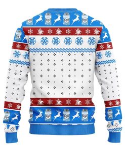 Busch Blue White Ugly Christmas Sweater