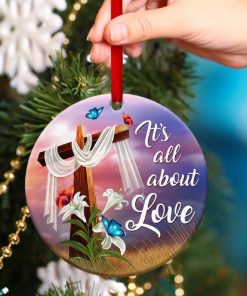 Butterfly And Lily Circle Ornament It’s All About Love Butterfly And Lily Circle Ornament It’s All About Love