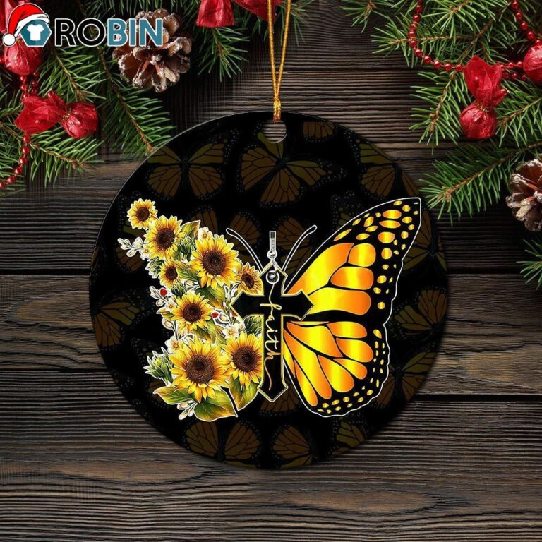 Butterfly Sun Flower Ornament – Christmas Decorations