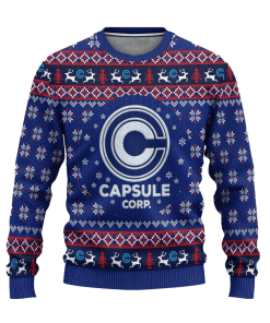 capsule corp ugly christmas sweatshirt dragon ball anime xmas gift 1 kUHip