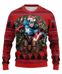 captain america noel mc ugly christmas sweater 1 zdg3ew