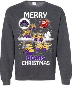 central arkansas bears minion ugly christmas sweatshirt 1 5eEss