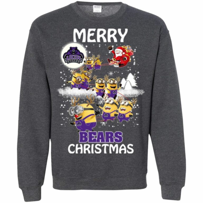Central Arkansas Bears Minion Ugly Christmas Sweatshirt