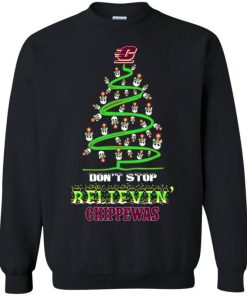 central michigan chippewas ugly christmas sweaters unicorn donE28099t stop believinE28099 sweatshirt 1 0rpsa