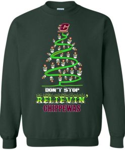 central michigan chippewas ugly christmas sweaters unicorn donE28099t stop believinE28099 sweatshirt 4 wKb4K
