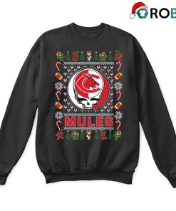 Central Missouri Mules X Grateful Dead Christmas Ugly Sweatshirt