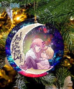 Chainsaw Man Denji x Power Love You To The Moon Galaxy Ornament – Christmas Decorations Chainsaw Man Denji x Power Love You To The Moon Galaxy Ornament – Christmas Decorations