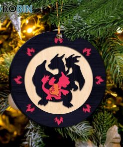 Charizard Evolution Pokemon Ornament – Christmas Decorations Charizard Evolution Pokemon Ornament – Christmas Decorations