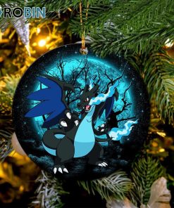 charizard mega x moonlight christmas ornament 1 m0asje