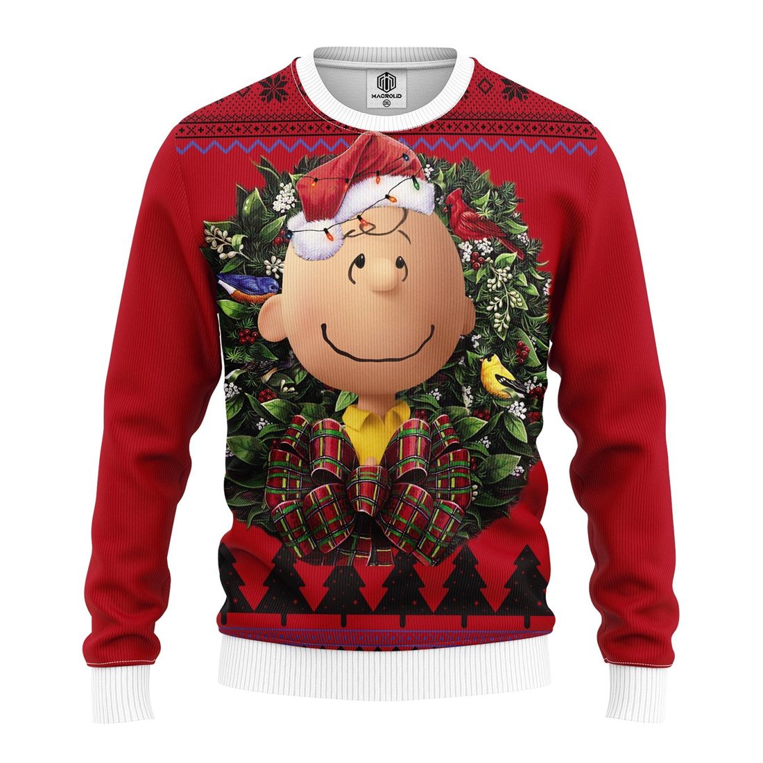 Charlie Brown Snoopy Noel Mc Ugly Christmas Sweater
