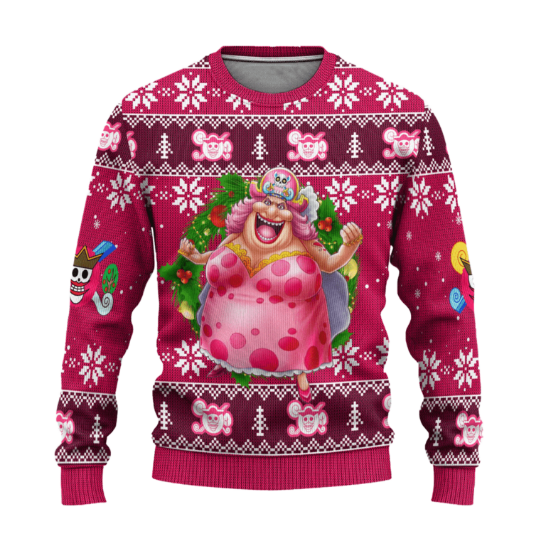 Charlotte Linlin One Piece Anime Ugly Christmas Sweatshirt Xmas Gift