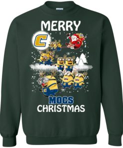 chattanooga mocs minion ugly christmas sweater 1 Y4KXZ
