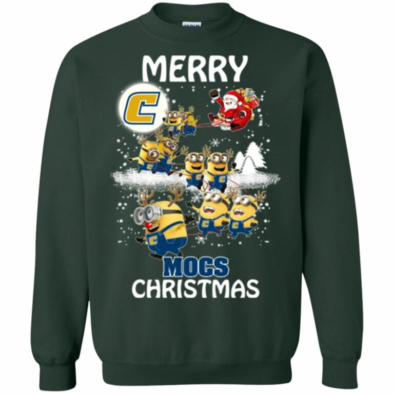 Chattanooga Mocs Minion Ugly Christmas Sweater