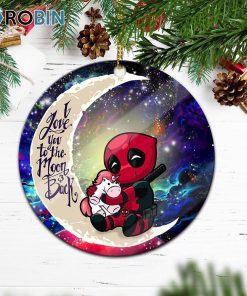 Chibi Deadpool Unicorn Toy Love You To The Moon Galaxy Ornament – Christmas Decorations Chibi Deadpool Unicorn Toy Love You To The Moon Galaxy Ornament – Christmas Decorations