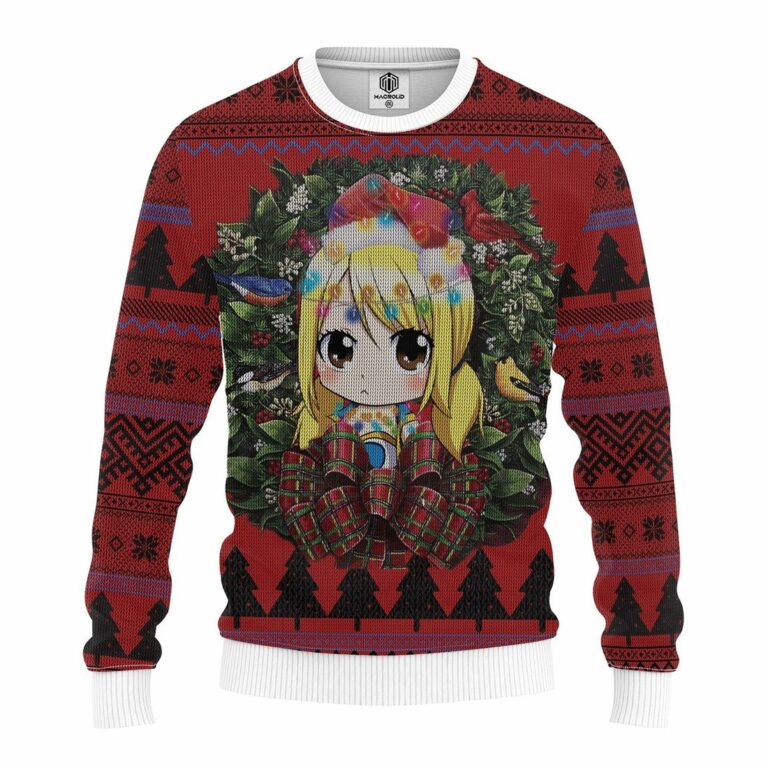 Chibi Lucy Fairy Tail Mc Ugly Christmas Sweater