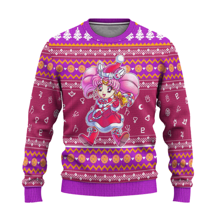 Chibiusa Tsukino Ugly Christmas Sweatshirt Sailor Moon Anime Xmas Gift